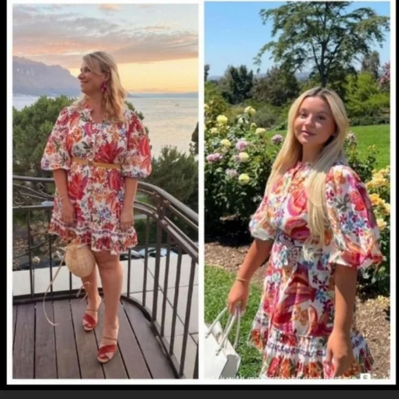 Farm Rio Spring Banana Minidress Dresses